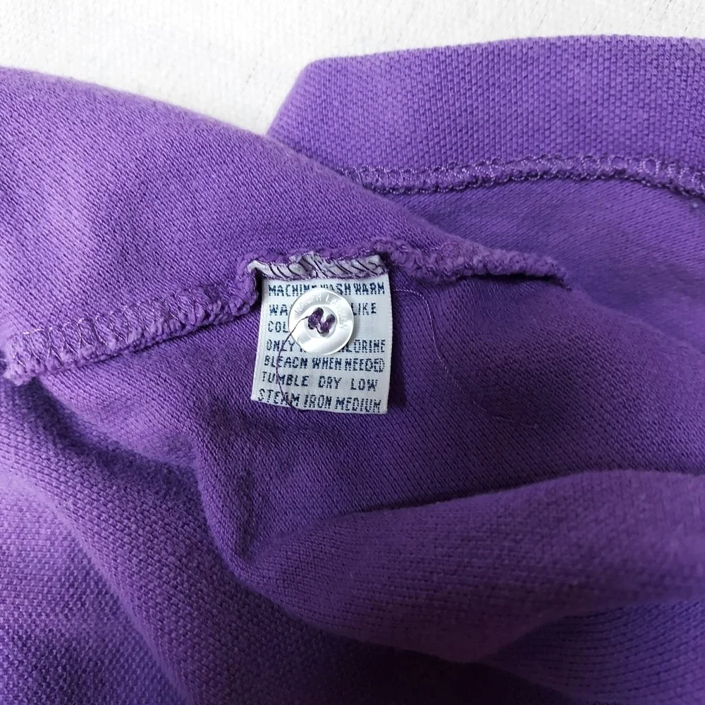 Polo Ralph Lauren Men's Purple Short Sleeve Polo Shirt Size M 100% Cotton...